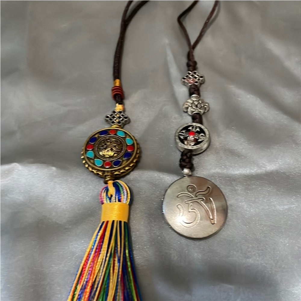 Tibetan handicraft key chain set of two